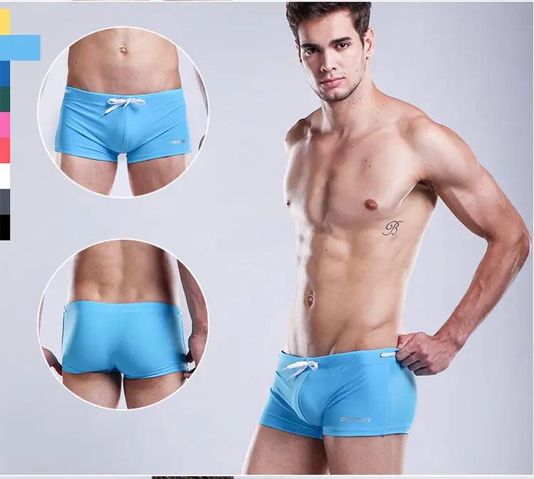 Solid Swim Trunks Beach Bikini - His Inwear