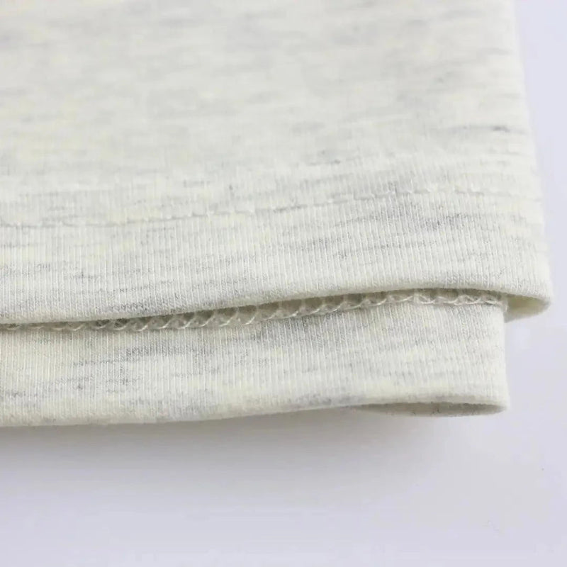 DomiGe scoop neck detail white — clean finished edge cotton tank top	