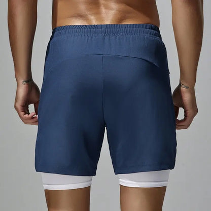 Tauwell Tauwell Men's 2-in-1 Sport Shorts Quick Dry Beach Gym Athletic Shorts 24502
