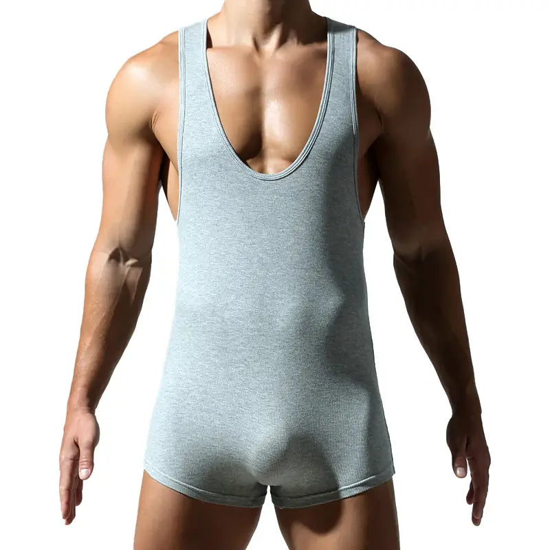 Tauwell Tauwell Men's Bodysuit – Premium Comfort & Adaptive Fit 24706