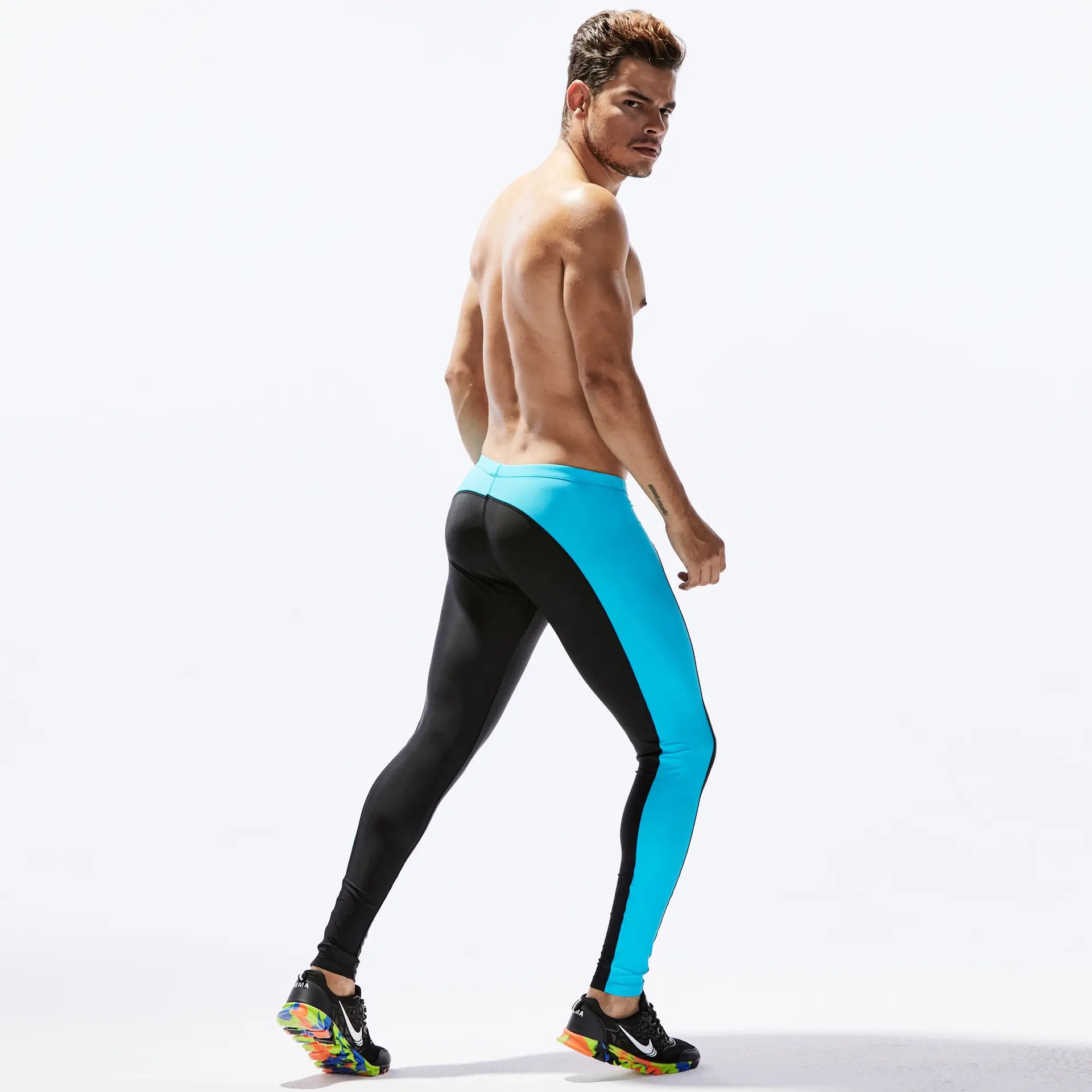 Tauwell Tauwell Men's Compression Long John Leggings Sports Tights 8602