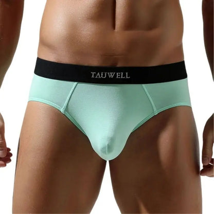Tauwell Tauwell Men's Light Green Pouch Briefs - Supportive & Breathable Underwear 24106