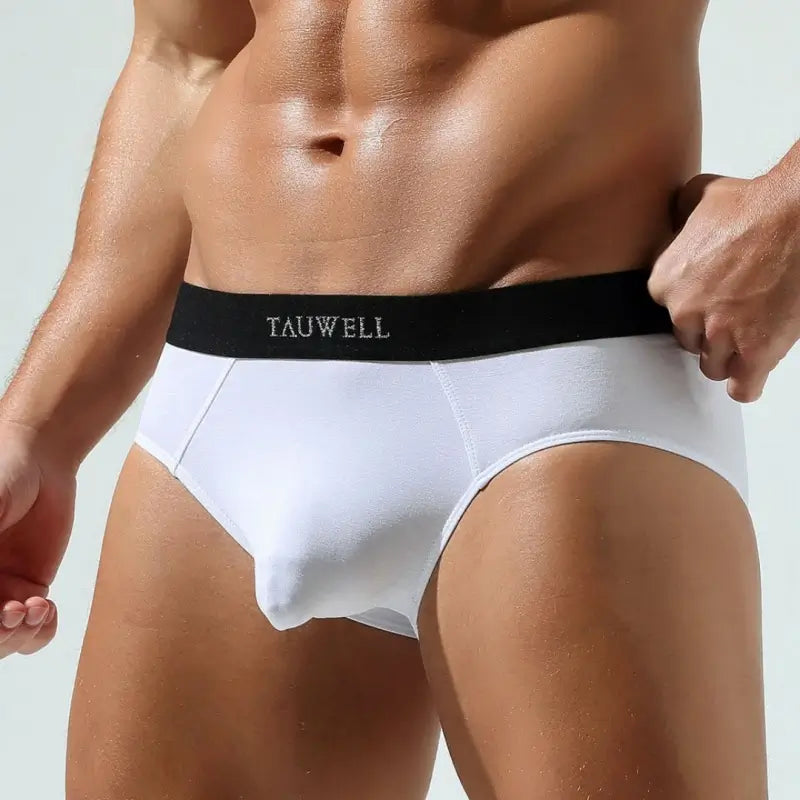 Tauwell Tauwell Men's Light Green Pouch Briefs - Supportive & Breathable Underwear 24106