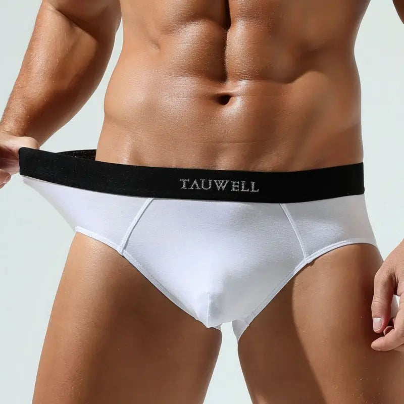 Tauwell Tauwell Men's Light Green Pouch Briefs - Supportive & Breathable Underwear 24106