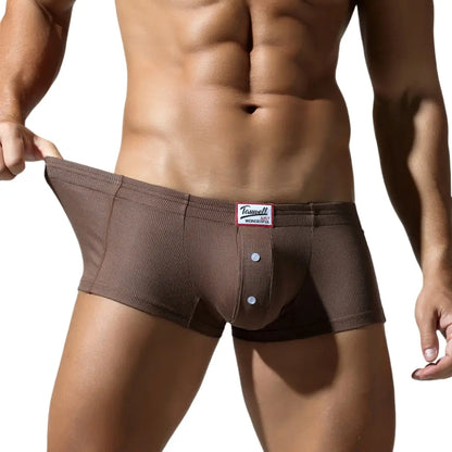 Tauwell Tauwell Men's Low-Rise Trunks - Rayon-Spandex Blend Boxer Briefs 24205