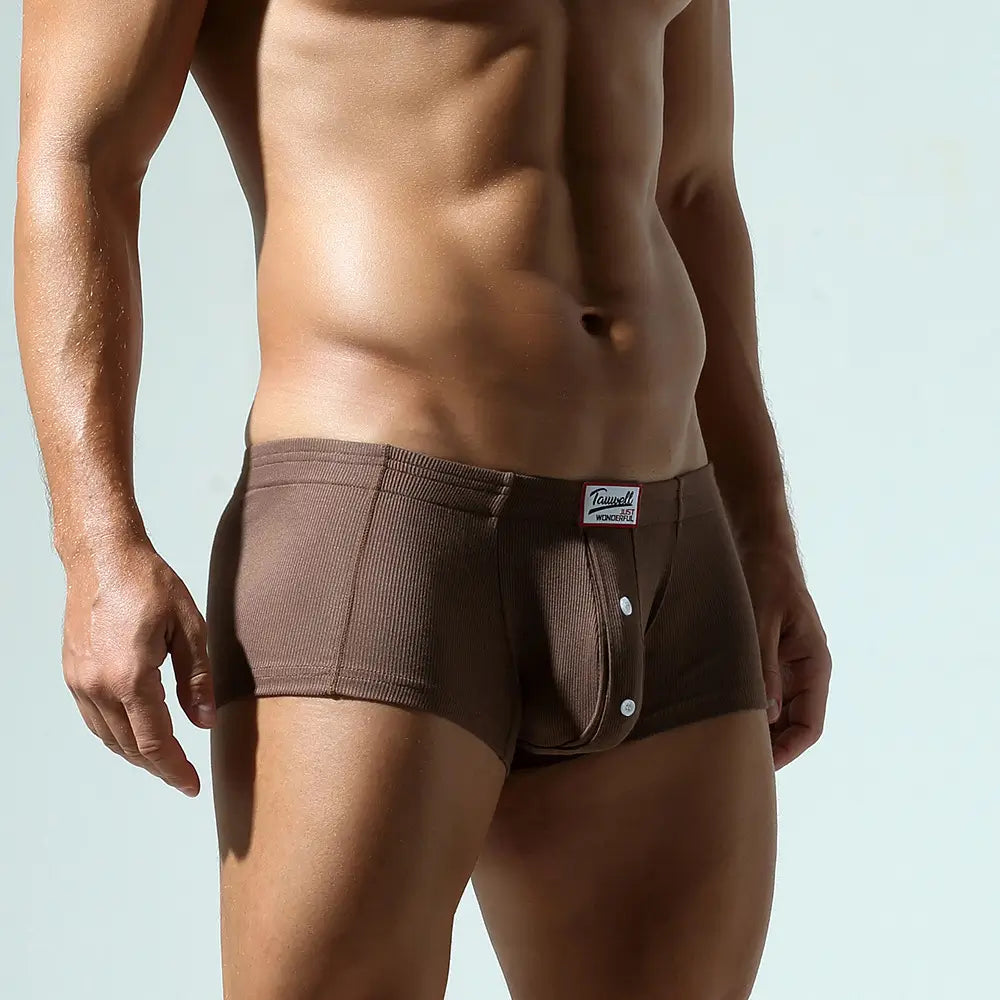 Tauwell Tauwell Men's Low-Rise Trunks - Rayon-Spandex Blend Boxer Briefs 24205