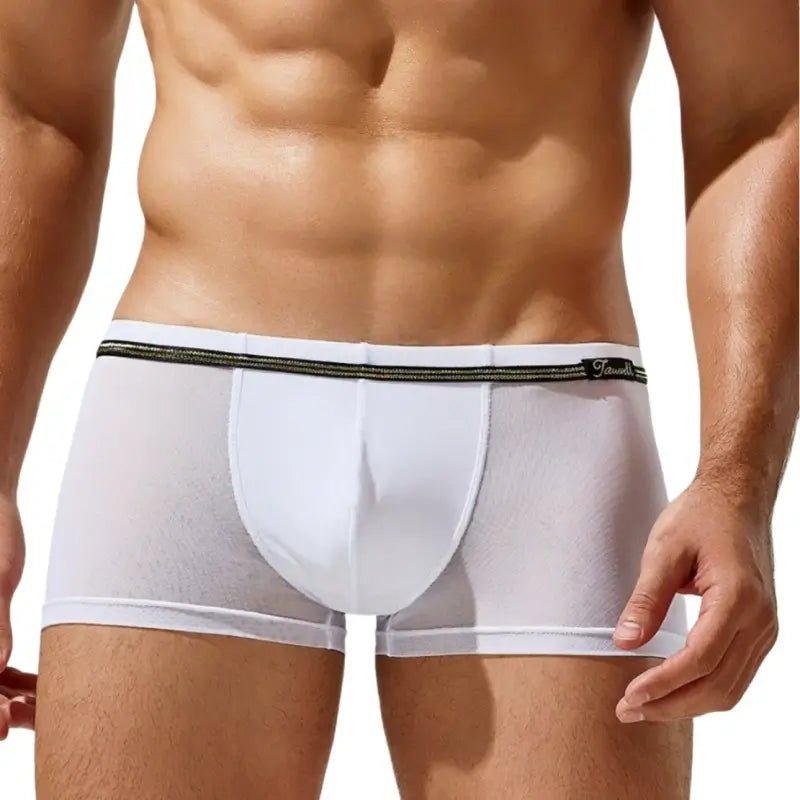 Tauwell Tauwell Men's Mesh Boxer Briefs - Dual Fabric Comfort 24201