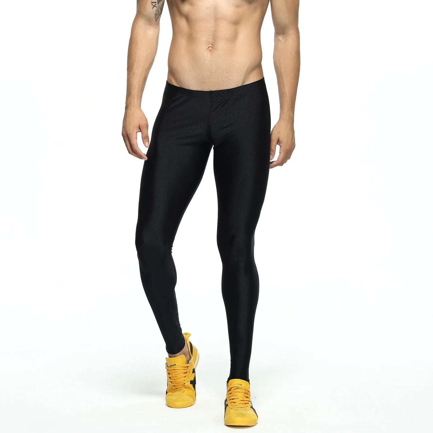 Tauwell Tauwell Men's Performance Compression Long John Tights Leggings 60611