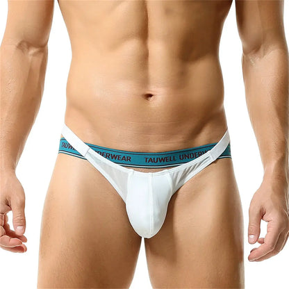 Tauwell Tauwell Men's String Bikini Briefs - Sexy Cross Waistband Underwear 23103