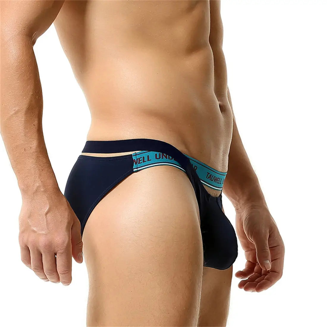 Tauwell Tauwell Men's String Bikini Briefs - Sexy Cross Waistband Underwear 23103