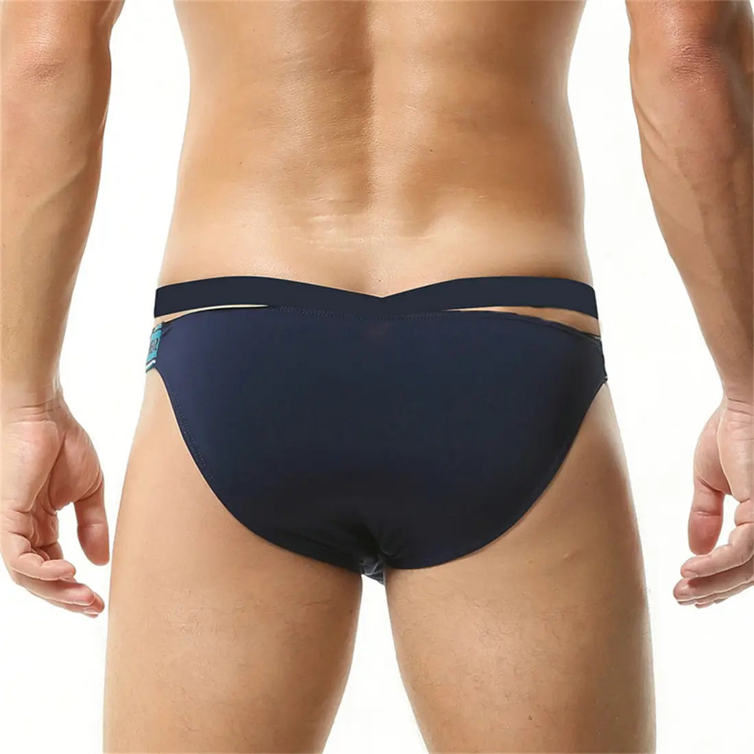 Tauwell Tauwell Men's String Bikini Briefs - Sexy Cross Waistband Underwear 23103