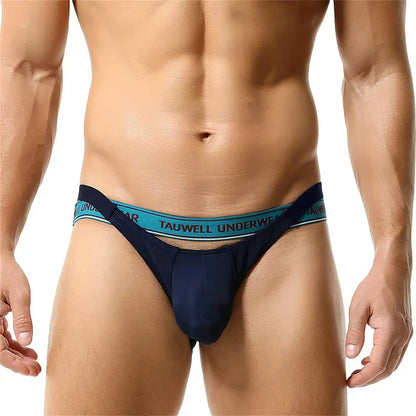 Tauwell Tauwell Men's String Bikini Briefs - Sexy Cross Waistband Underwear 23103
