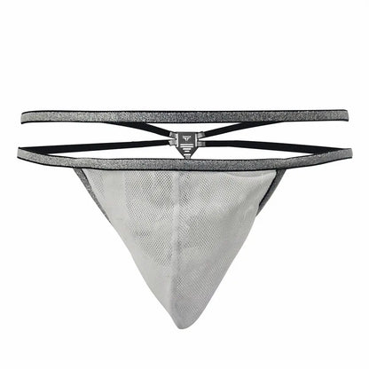 Tauwell Tauwell Men's T-Back Thongs - Double Waistband, Sexy Underwear 24104