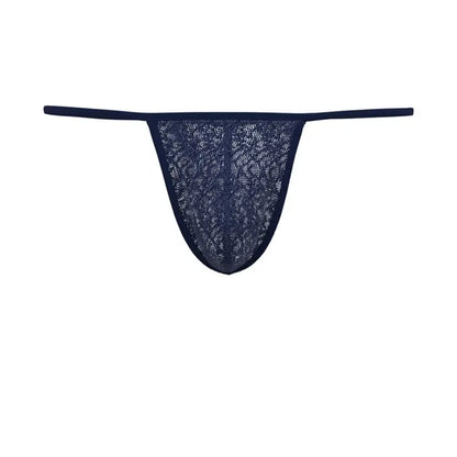 Tauwell Tauwell Men's T-Back Thongs Set with Garter 25103