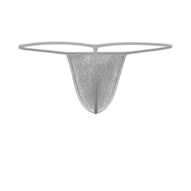 Tauwell Tauwell Men's T-Back Thongs Set with Garter 25103