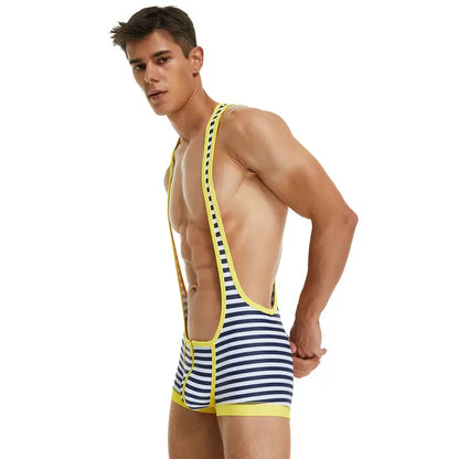 Tauwell Tauwell Men's Wrestling Bodysuit - Perfect for Summer Sports